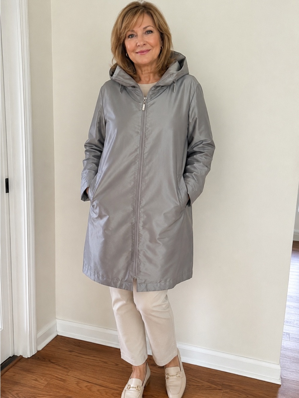 NWOT Dennis by Dennis Basso raincoat